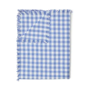 Bordduk Med Frynser - 140x300 Blå