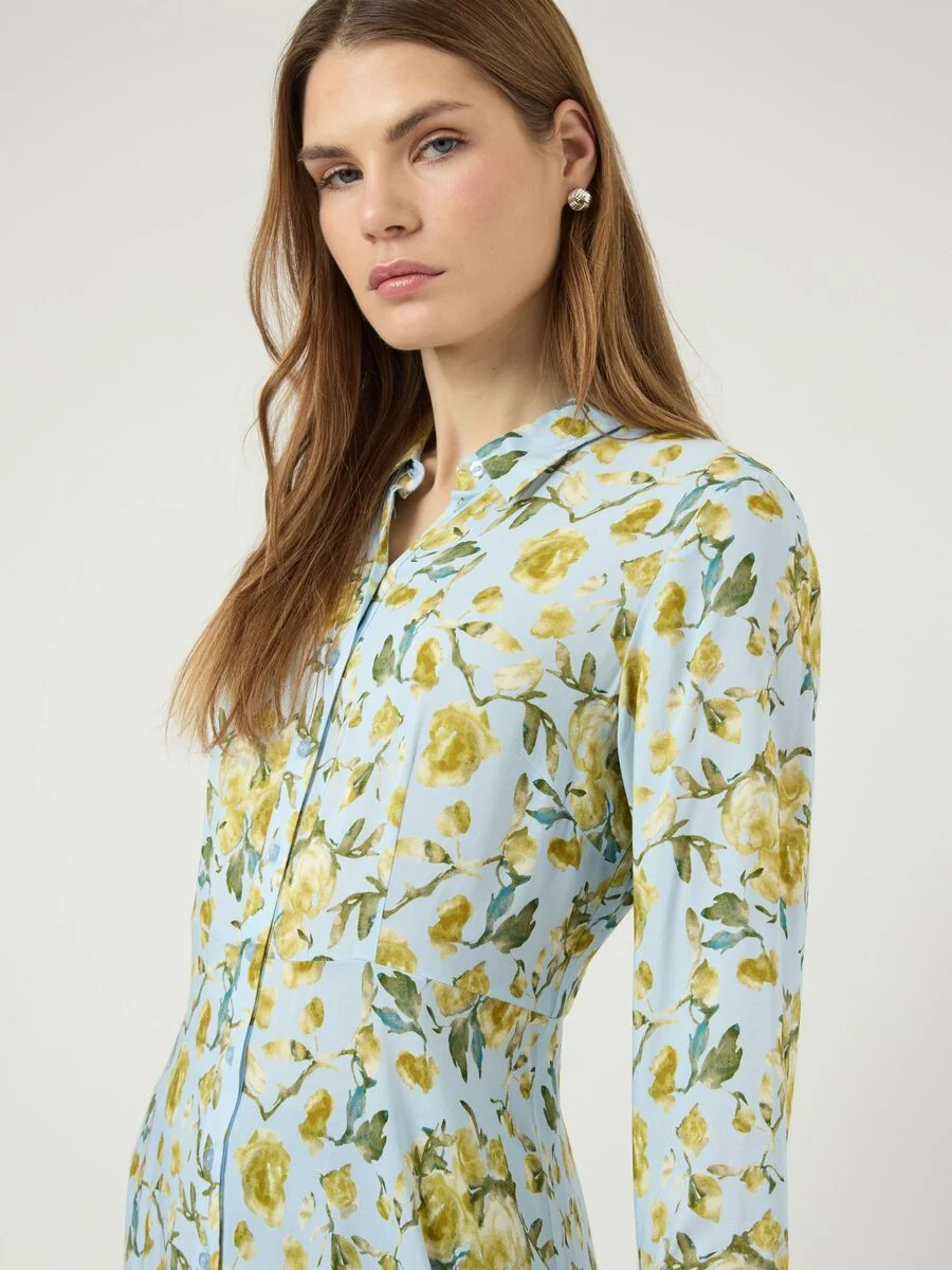 Yassavanna Long Shirt Dress, skyway/matira - Image 6