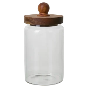 Glasskrukke Trelokk - H17