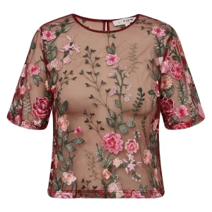 Fuchsia Blouse, rose/red