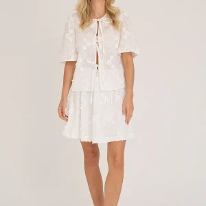 Rosamarie cardigan, white