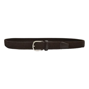 Anderson's Classic Elastic Woven belte - Mørkebrun