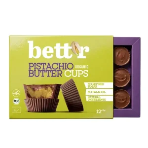 Bett`r Pistachio Butter Cups Box ØKO, 156 g