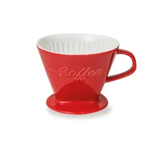 Creano Porcelain Coffee Filter Red