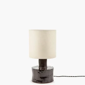 Catherine Bordlampe Svart/Beige