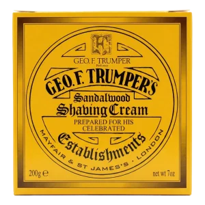 Geo F. Trumper barberkrem i skål - Sandeltre