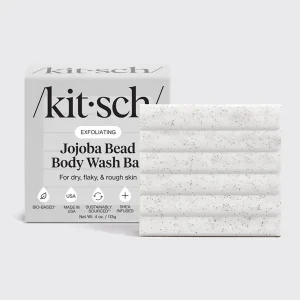 KITSCH Jojoba Bead Body Wash Bar, 113 g