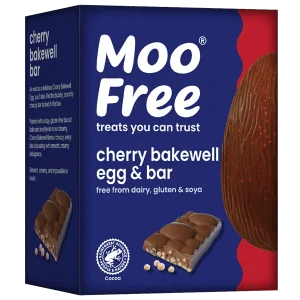 Moo Free Cherry Bakewell Egg and Bar, 135 g