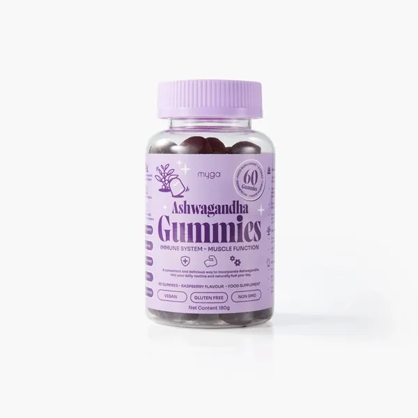 Myga Ashwagandha Gummies, 60 kapsler