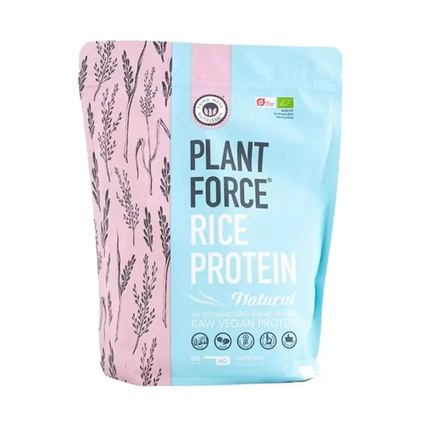 Plantforce Natural Rice Protein ØKO, 800 g - Image 2