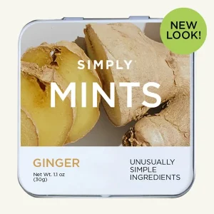 Simply Mints Ginger, 30 g
