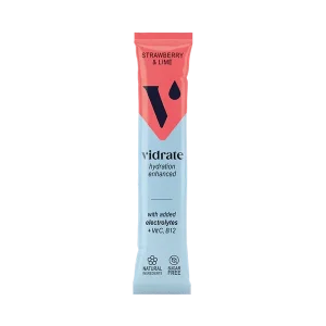 Vidrate Strawberry & Lime Electrolyte Hydration Sachet, 3 g