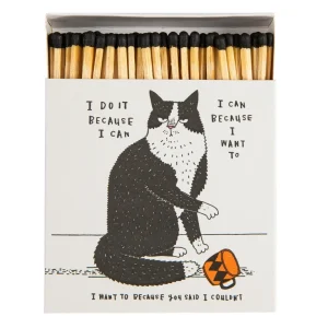 I Do It Because I Can Matches - Fyrstikker