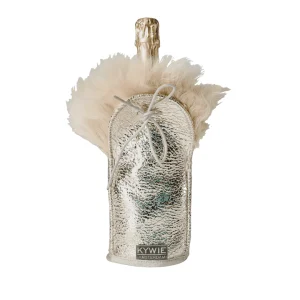 Champagne Cooler Sparkle Fluffy Silver