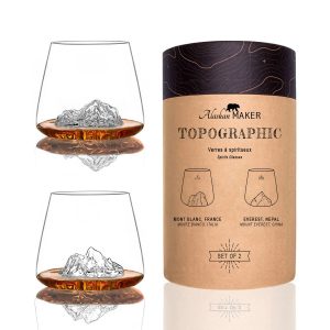 Drinkglass – Everest & Mont Blanc
